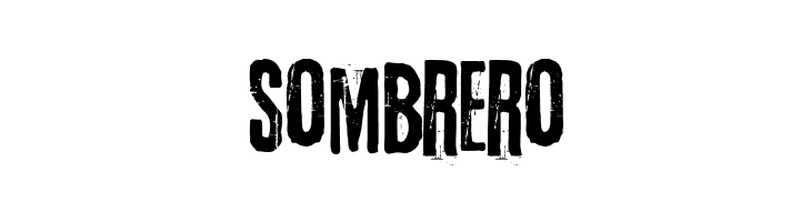 sombrero 3rd Man Font