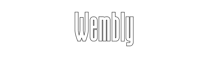 Hanca Outline  Free Fonts Download