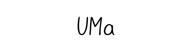 UMa Gunny Manual Light Font
