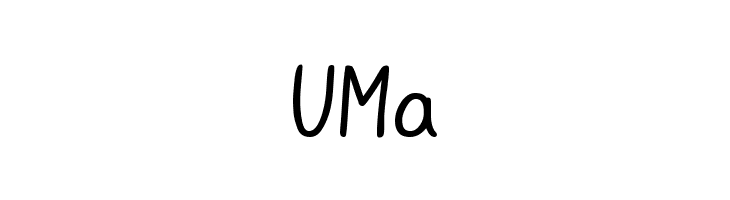 UMa Gunny Manual Font
