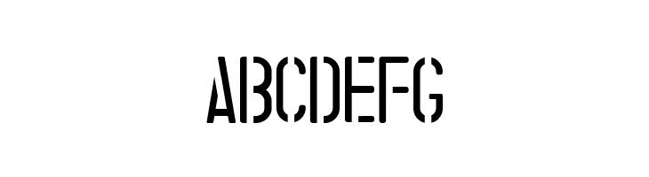 stencil army Regular  Free Fonts Download