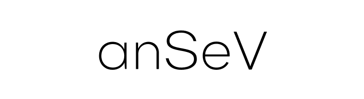 anSeV Goldbill XL Light Font