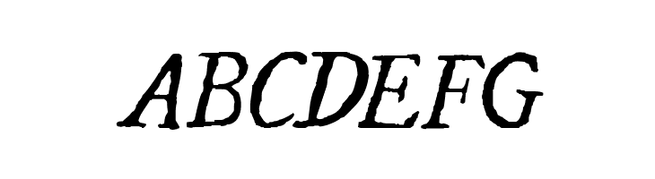 UglyQua-Italic  Free Fonts Download