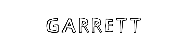 Garing Outline Regular  Free Fonts Download