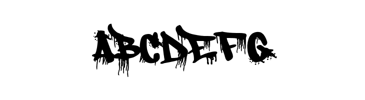 Barcelona Graffiti Bombing  Free Fonts Download