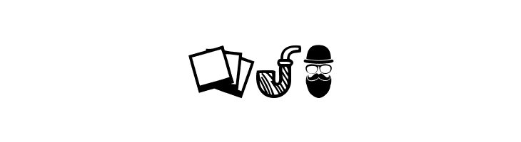 Hipster Icons  Free Fonts Download