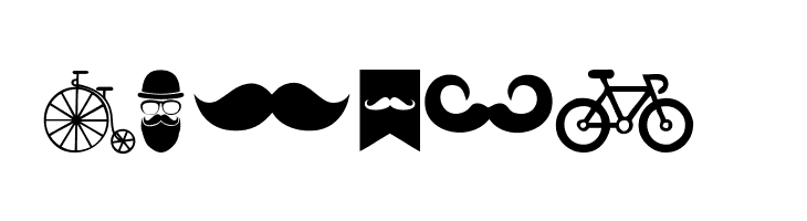 Hipster Icons  Free Fonts Download