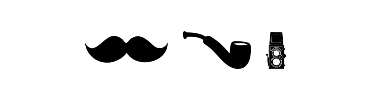 Hipster Icons  Free Fonts Download