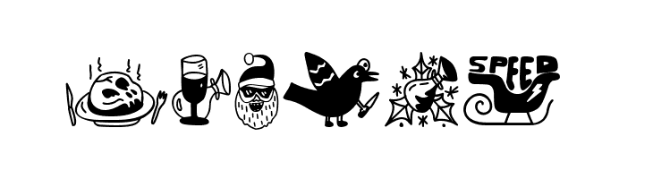 Woodcutter FCK XMAS  Free Fonts Download