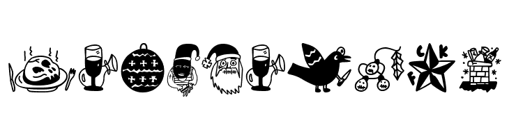 Woodcutter FCK XMAS  Free Fonts Download