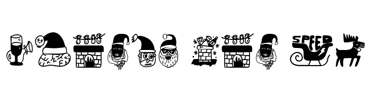 Woodcutter FCK XMAS  Free Fonts Download