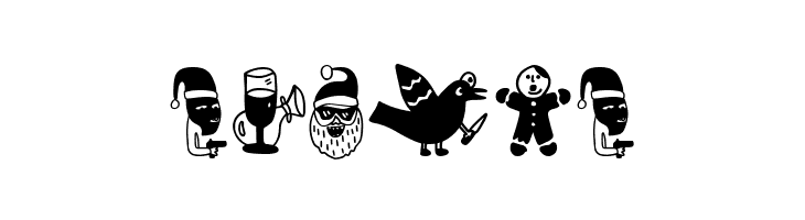 Woodcutter FCK XMAS  Free Fonts Download