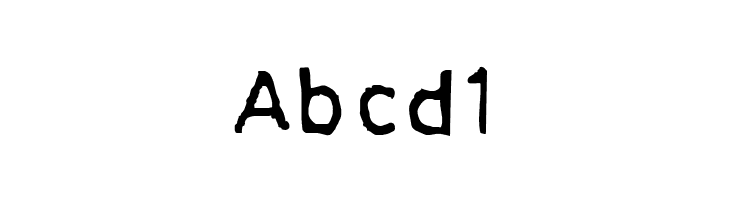 Abcd1 Normograf-Regular Font