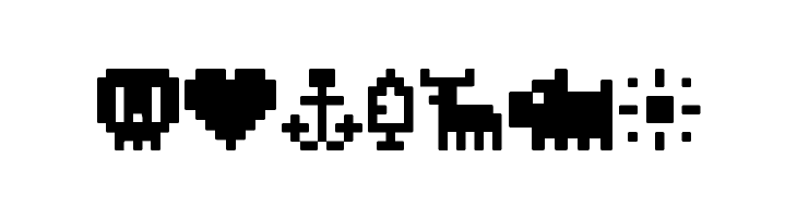 Pixel Icons Compilation  Free Fonts Download