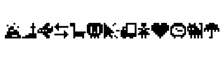 Pixel Icons Compilation  Free Fonts Download
