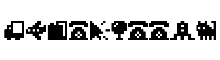 Pixel Icons Compilation  Free Fonts Download