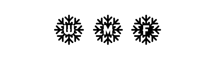 Snow Star Type  Free Fonts Download