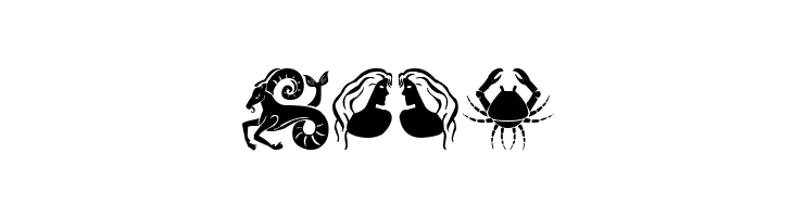 Zodiac Mix  Free Fonts Download