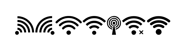Wifi Icons  Free Fonts Download