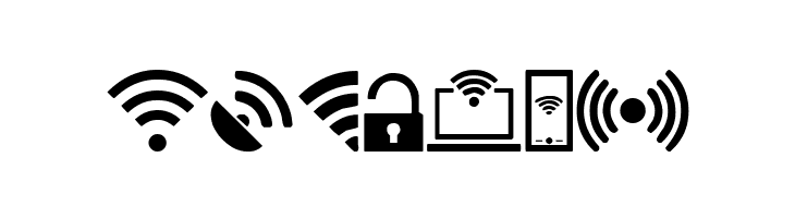 Wifi Icons  Free Fonts Download