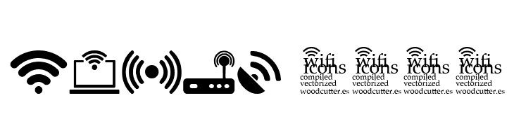 Wifi Icons  Free Fonts Download