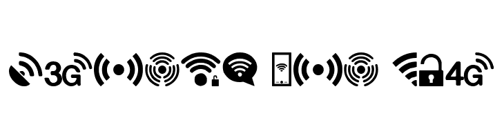 Wifi Icons  Free Fonts Download