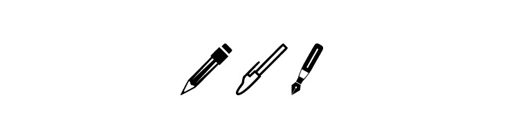 Pen Icons  Free Fonts Download