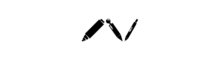 Pen Icons  Free Fonts Download