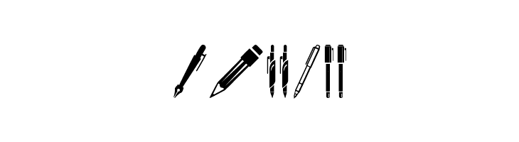 Pen Icons  Free Fonts Download