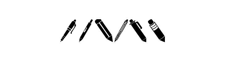 Pen Icons  Free Fonts Download