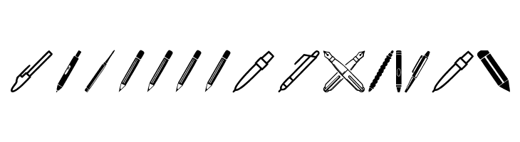 Pen Icons  Free Fonts Download