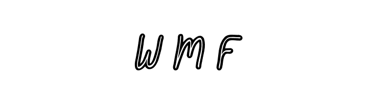 Semongko Outline  Free Fonts Download