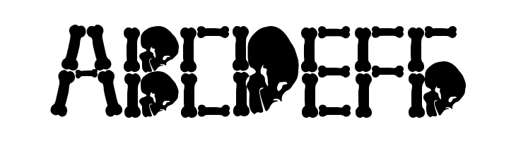 Ghost Skeleton  Free Fonts Download