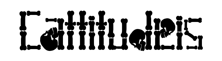 Ghost Skeleton  Free Fonts Download