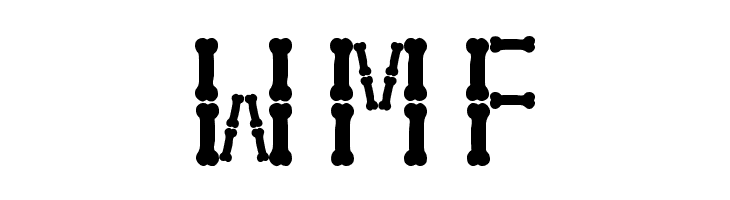 Ghost Skeleton  Free Fonts Download