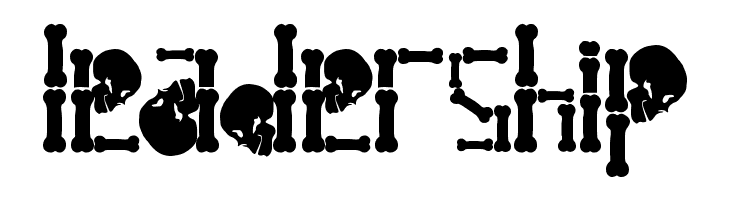 Ghost Skeleton  Free Fonts Download