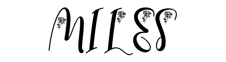 With Rose  Free Fonts Download