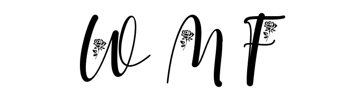 With Rose  Free Fonts Download