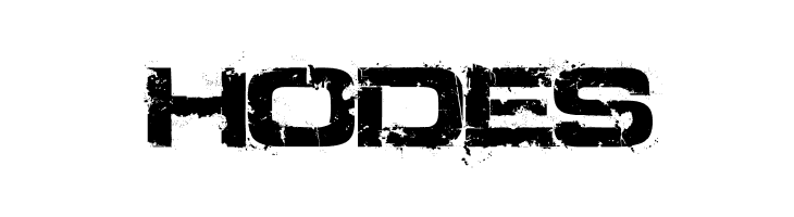 HODES Defused Extended Bold Font