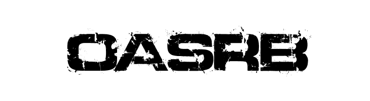 OASRB Defused Extended Bold Font