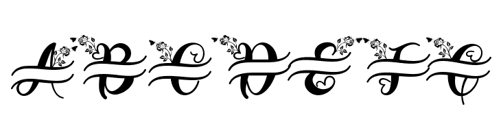 Monogram Butterfly  Free Fonts Download