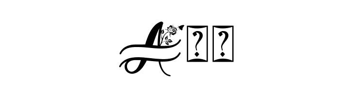 Monogram Butterfly  Free Fonts Download