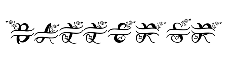 Monogram Butterfly  Free Fonts Download