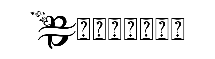 Monogram Butterfly  Free Fonts Download