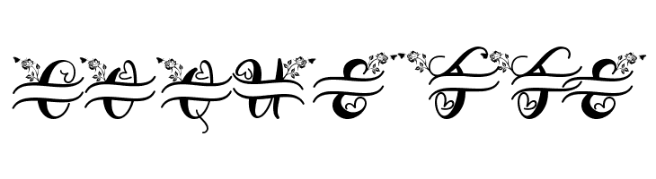 Monogram Butterfly  Free Fonts Download