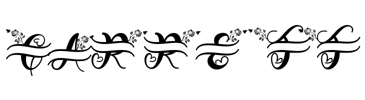 Monogram Butterfly  Free Fonts Download