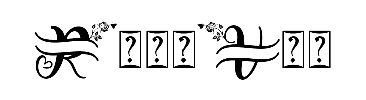 Monogram Butterfly  Free Fonts Download