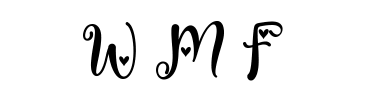 Spring Heart  Free Fonts Download