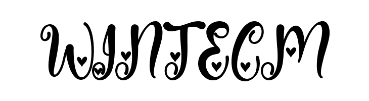 Spring Heart  Free Fonts Download