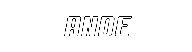 Amusette Outline Italic  Free Fonts Download